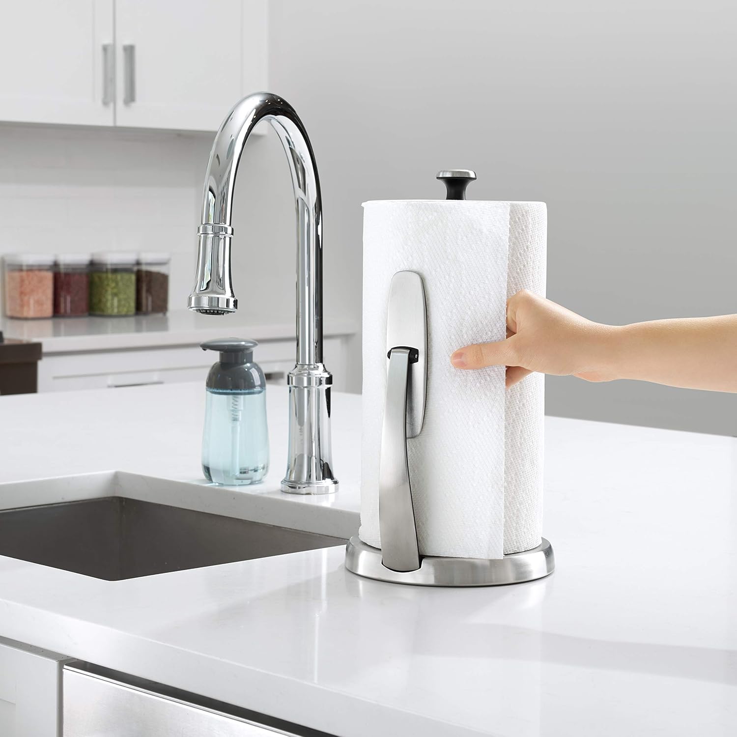 Kitchen paper towel holder