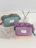 Two-tone plaid lace bag