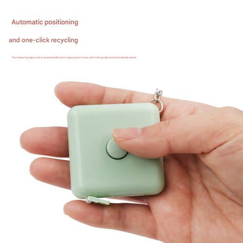 Automatic telescopic square mini measuring tape, 1.5m size.