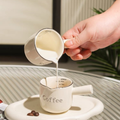 High-value mini coffee milk pitcher with measuring scale